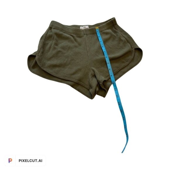 Aritzia Olive Textured Shorts Size XS - Picture 5 of 6